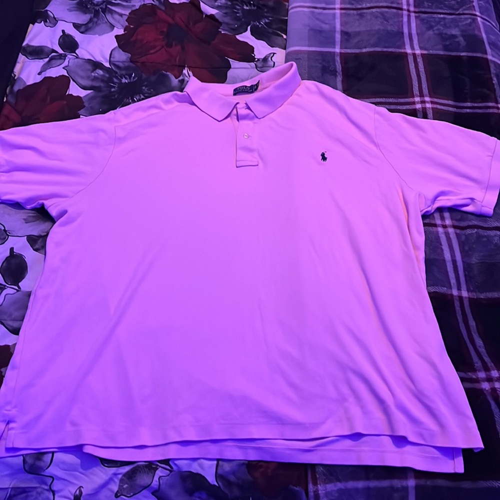 Pink polo by Ralph Lauren 4XL/4XB great condition hardly worn